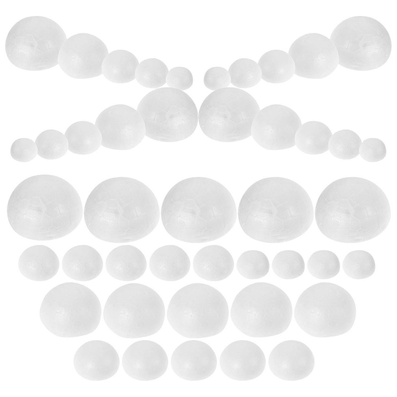 150Pcs Blank Foam Decor Foam Semi-circle Unfinished Foams Crafts DIY Foams Crafts Toddler DIY Crafts