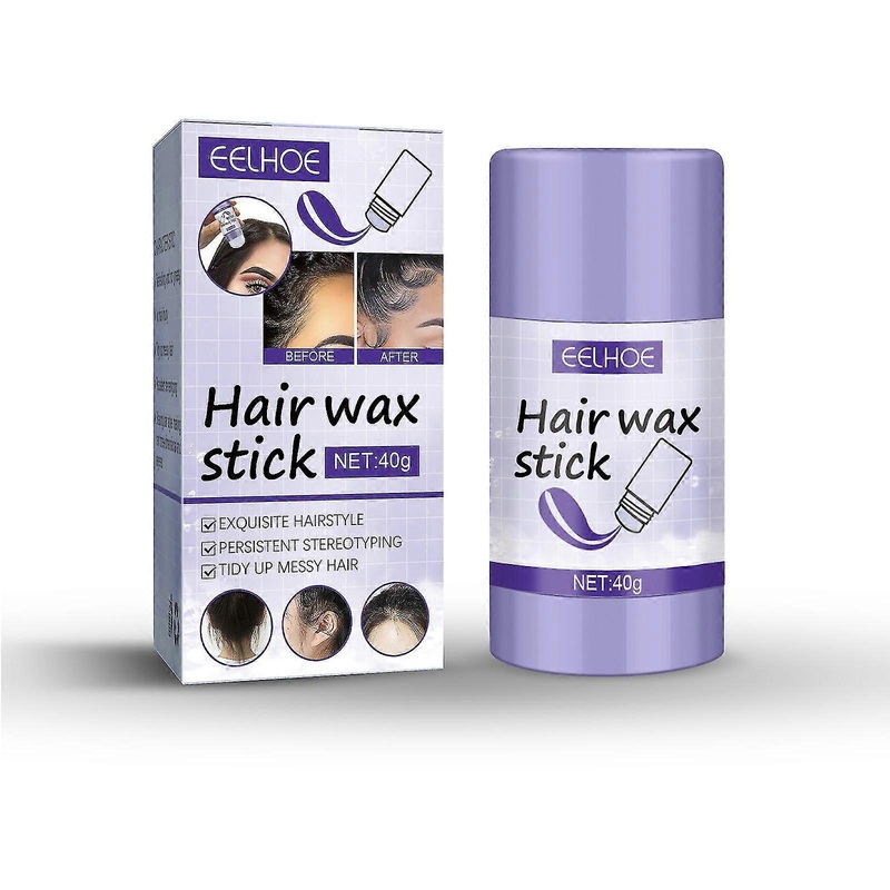 2 Pcs Hair Wax Stick Edge Control Smoothing Messy Hair Exquisite Hairstyle Wax