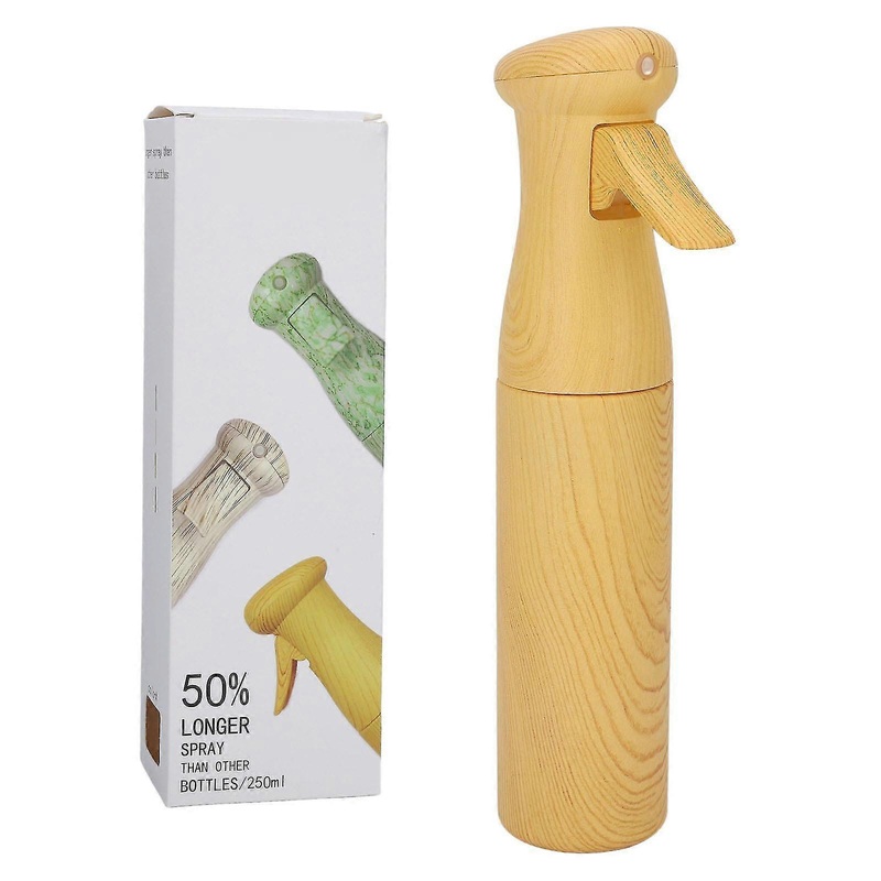 250ml Continuous Spray Bottle Fine Mist Hair Spray Empty Bottle for Hair Styling Cleaning Garden