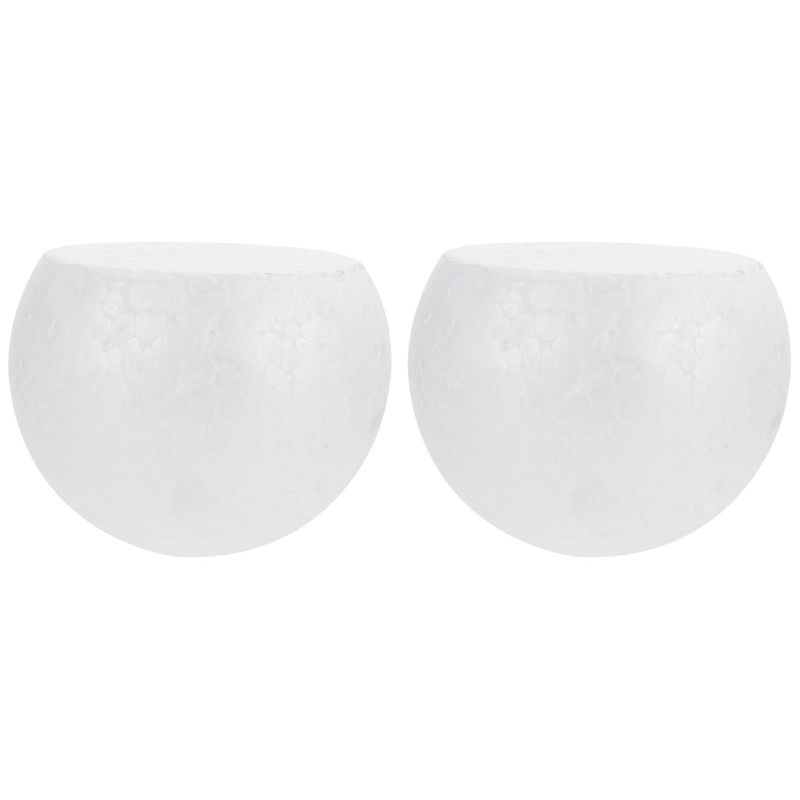 2pcs Fake Cake Model Foams Cake Polystyrene Foams DIY White Foams Cake Dummies