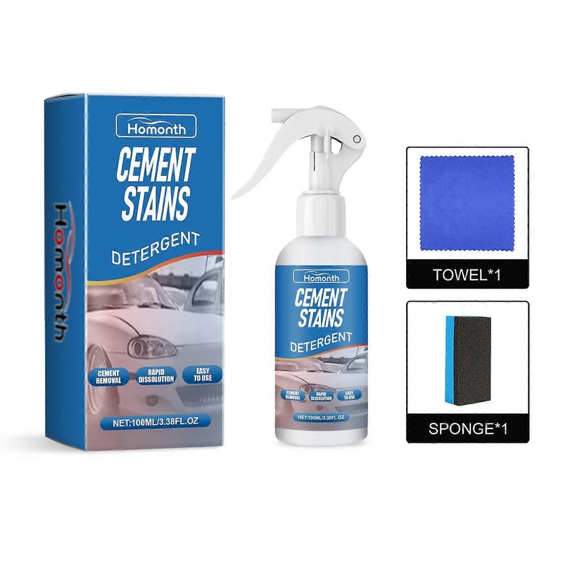 Cement Removal Spray Concrete Removal Stubborn Mud REMOVEr Quick-Dry Formula