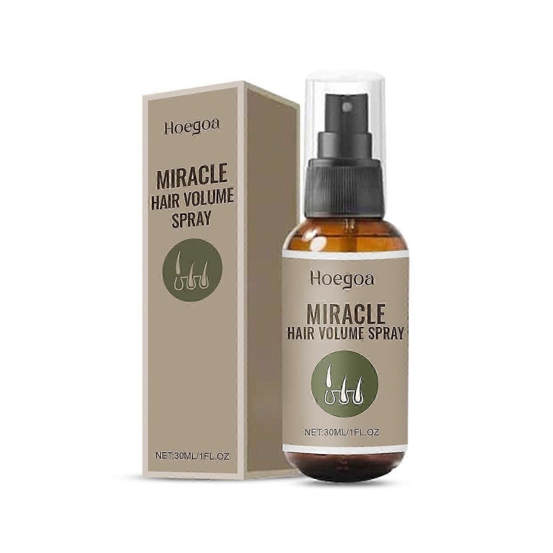 Miracle Hair Volume Spray, Hair Growth Spray, Anti-Hair Loss Spray Essence – Beard Growth Stimulator, Natural Hair Growth Oil, 30ml