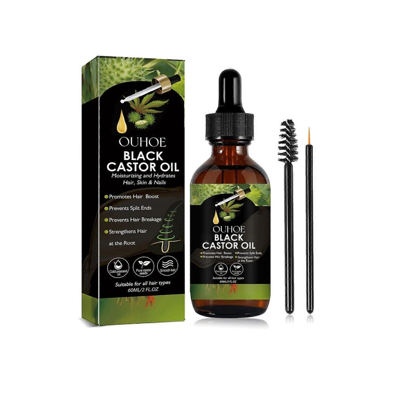 OUHOE Castor Oil Hair Care Liquid Hair Care Dry Hair Chafing Hair Moisturizing, Smoothing And Brightening Hair Care Essential Oil