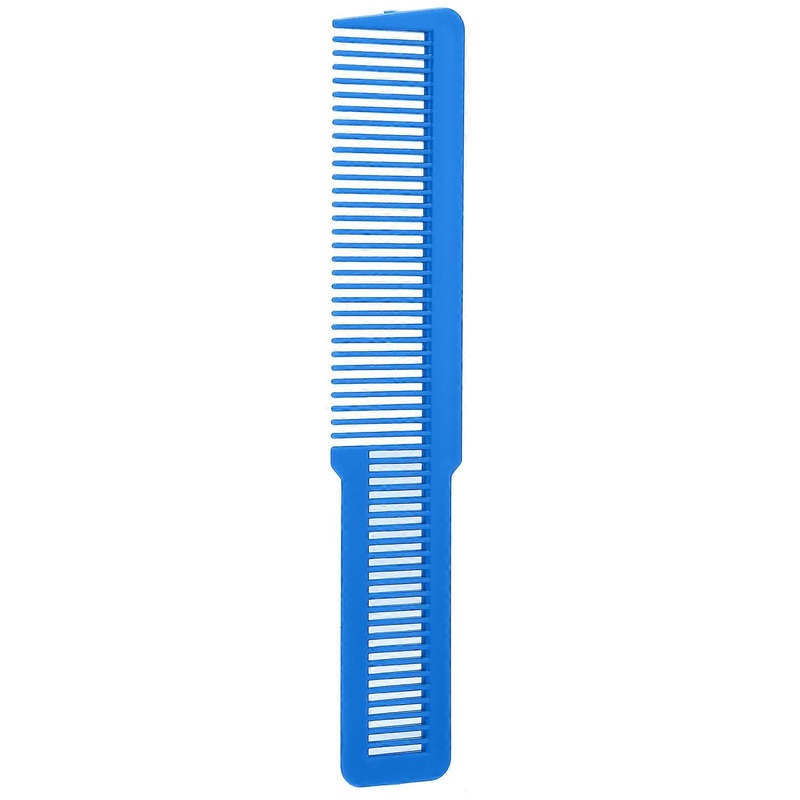 Professional Pocket Comb Fine Wide Tooth Barber Comb Hairdressing Comb for All Hair TypesBlue