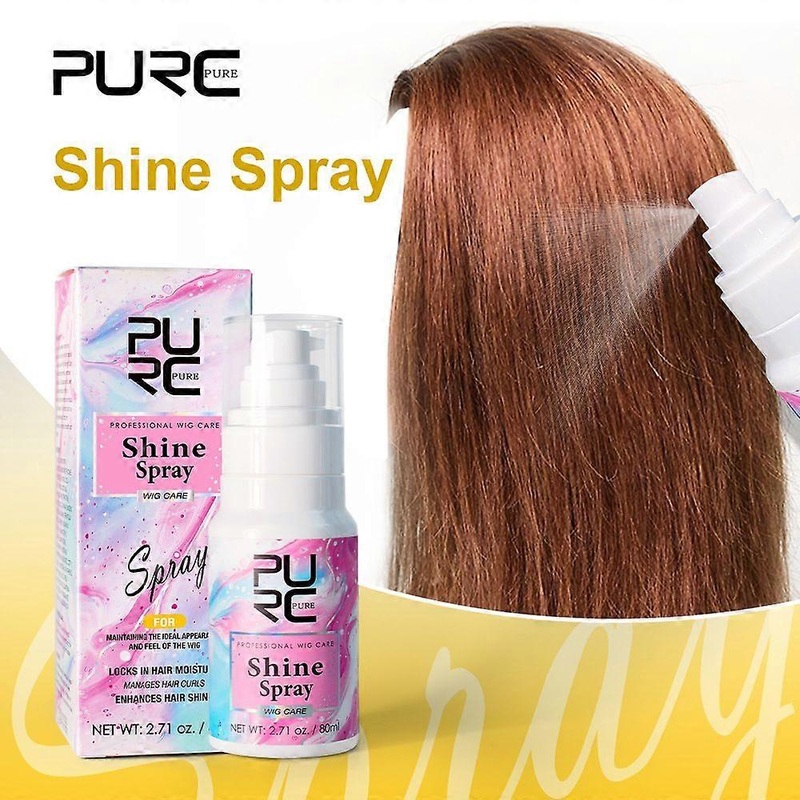 Purc Wig Shining Hair Care Spray Wash-Free Fragrant Hair Fluffy Smooth Anti-Breaking Dry Wig Care Spray