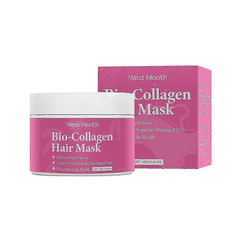 West&Month Collagen Hair Mask Gentle Nourishing Soft Hair Moisturizing Hair Care Mask