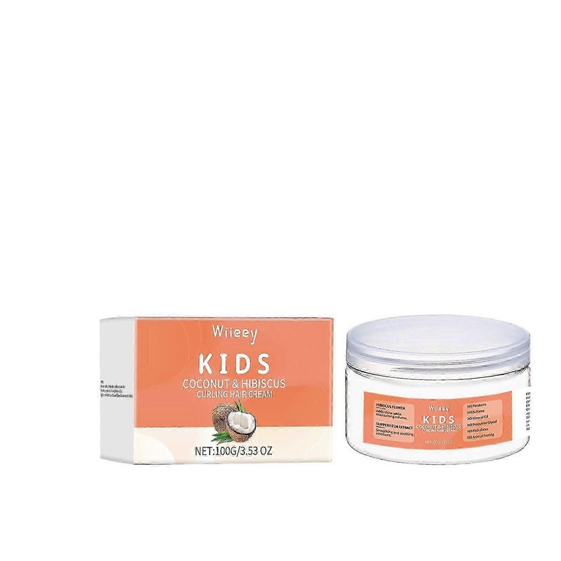 Wiieey Children’s Curly Hair Double Eyelid Cream Nourishing Repair Curly Hair Shape Soft Nourishing Double Eyelid Cream