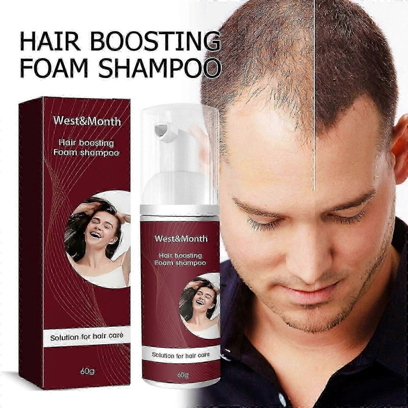 Volumizing Hair Foam Shampoo with Rosemary & Ginkgo Strengthens & Reduces Hair Loss