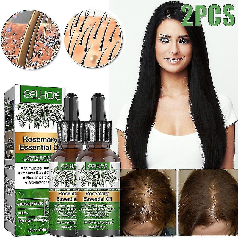 1/2pcs 30ml Rosemary Hair Oil Nourishment Scalp Stimulates Hair Growth Hair Care Beauty Oil Supplies For Women Long Hair