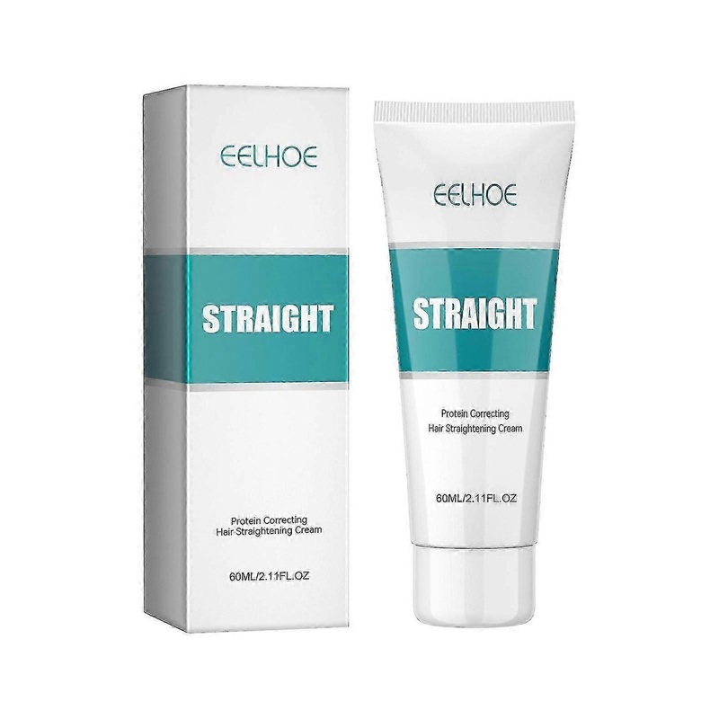 1-3pcs Eelhoe Protein Correcting Hair Straightening Cream Smooth Straight Hair Care 60ml~A