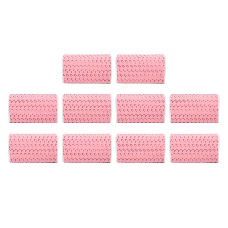 10 Packs Perm Paper Thickened Heat Resistant Highly Absorbent Perm End Papers for Hair Salons Home