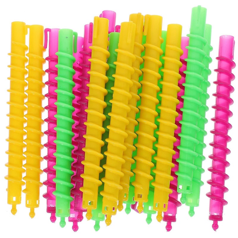100pcs Perm Rods Styling Perm Rods Spiral Hair Perm Rods Hairdressing Salon Tools