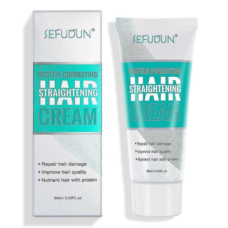 Hair Straightening Cream Protein Correcting, repairing damaged hair nourishing fast smoothing silk & gloss hair for women and men