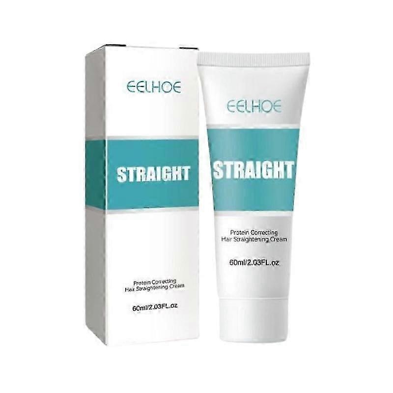 New Protein Correcting Hair Straightening Cream – Silk & Gloss Hair Straightening Cream, Nourishing Fast Smoothing Collagen Hair  Straightener  Cream