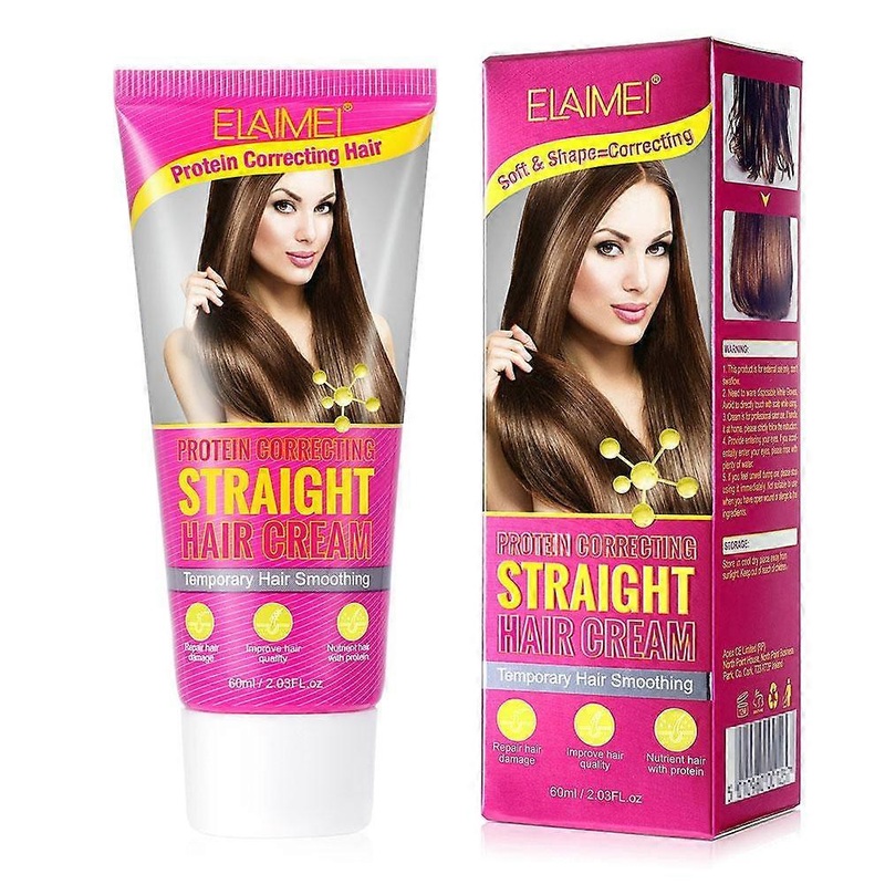 Protein amino acid straight hair cream natural and smooth