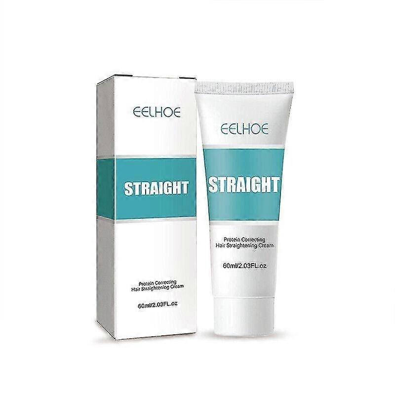 Protein Correcting Hair Straightening Cream Smooth Straight Hair Care 60ml Tw