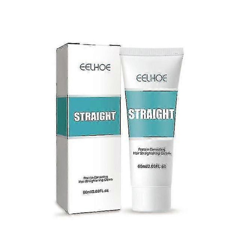 Protein Hair Straightening Cream, Silk & Gloss Hair Straightening Creamnourishing Fast Smoothing Collagen Hair  Straightener  Cream