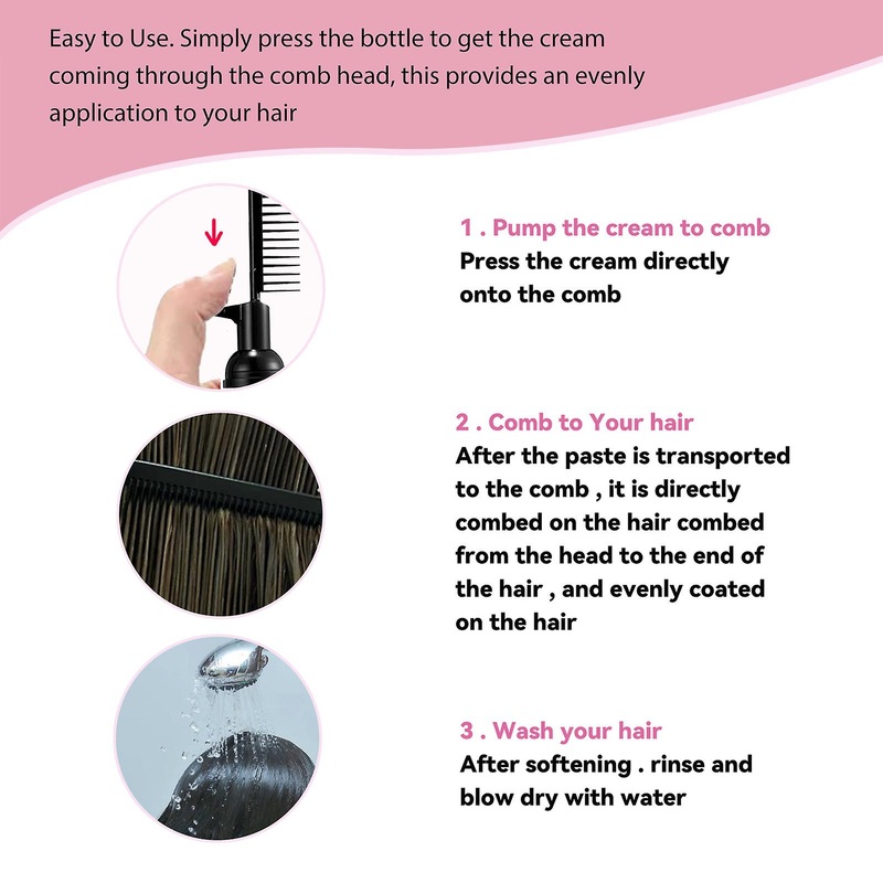 Woman Hair Straightening Cream Natural Nourishing Moisturizing Hair Essence
