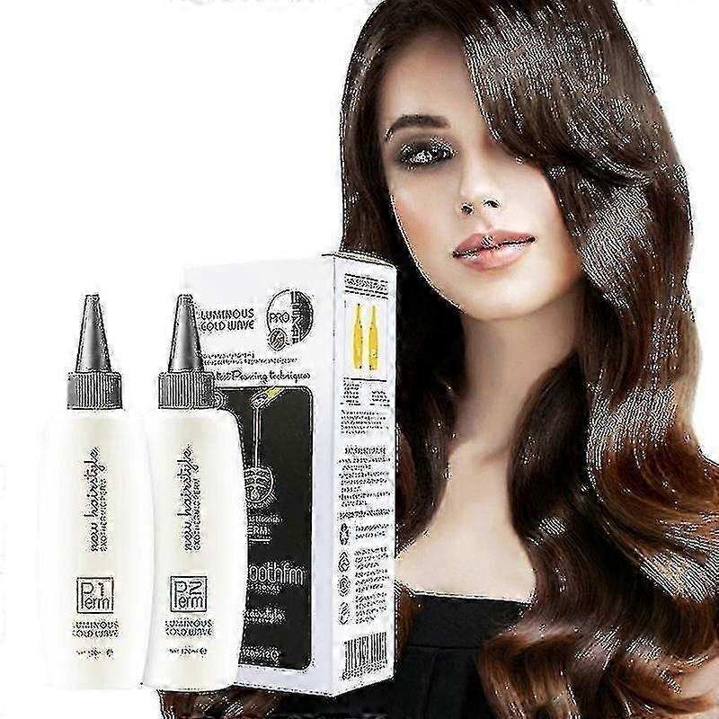 120g+120g Permanent Wave Curl Curly Perm Cream Liquid Cold Wave Hair Perm Lotion
