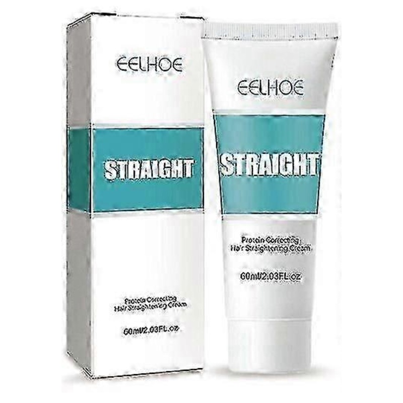 1pc Protein Correcting Hair Straightening Cream Smooth Straight Hair Care 60ml