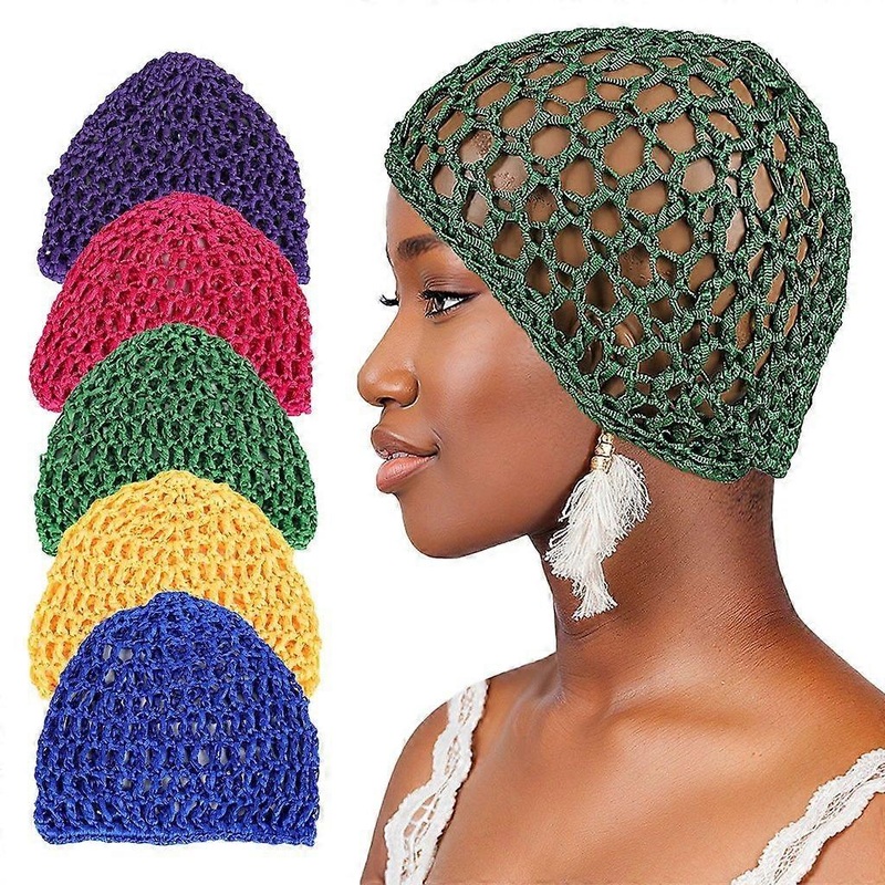 5PCS Adult Hair Cap Hollow Hair Straightening Fishing Net Hats