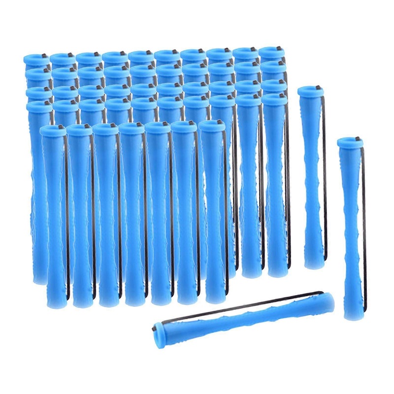 Curl Cold Wave Perm Rods Curling Hair Curly Wavy Rod Set Women Girls 50Pcs 0.9cm