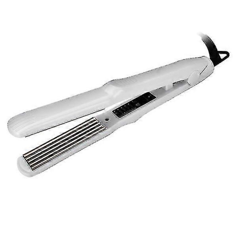 EVAGO Professional Hair Straightener Corn Fluffy Perm Splint Five Speed Temperature Adjustment(white)