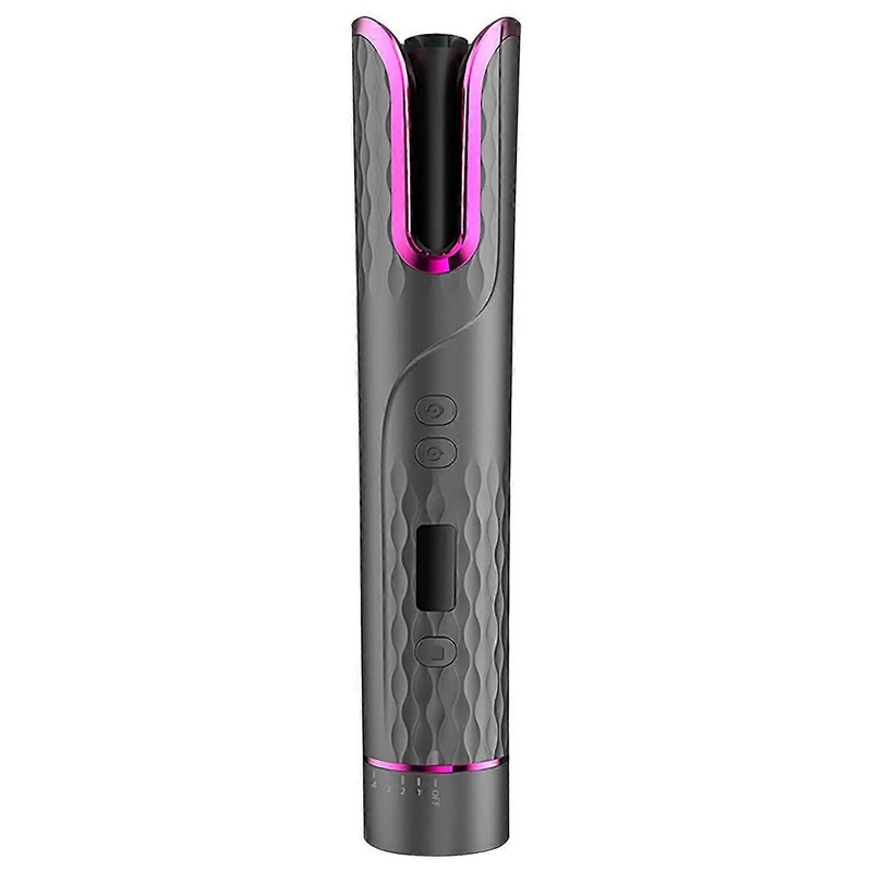 Hair Curler, Hair Curling Iron Cordless Automatic Curler Portable Rechargeable Silky Curls Fast Heating