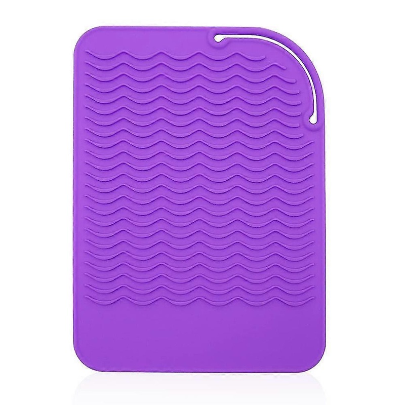 Heat Resistant Silicone Mat Pouch, Styling Tools Heat Mat, Silicone Anti-heat Pad For Hair Straightener, Curling Irons , Flat Irons