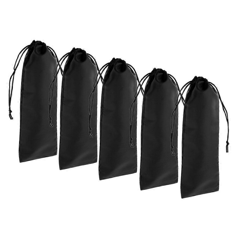 Pack of 5pcs Waterproof Drawstring Storage Bag For Hair Straighteners & Curling
