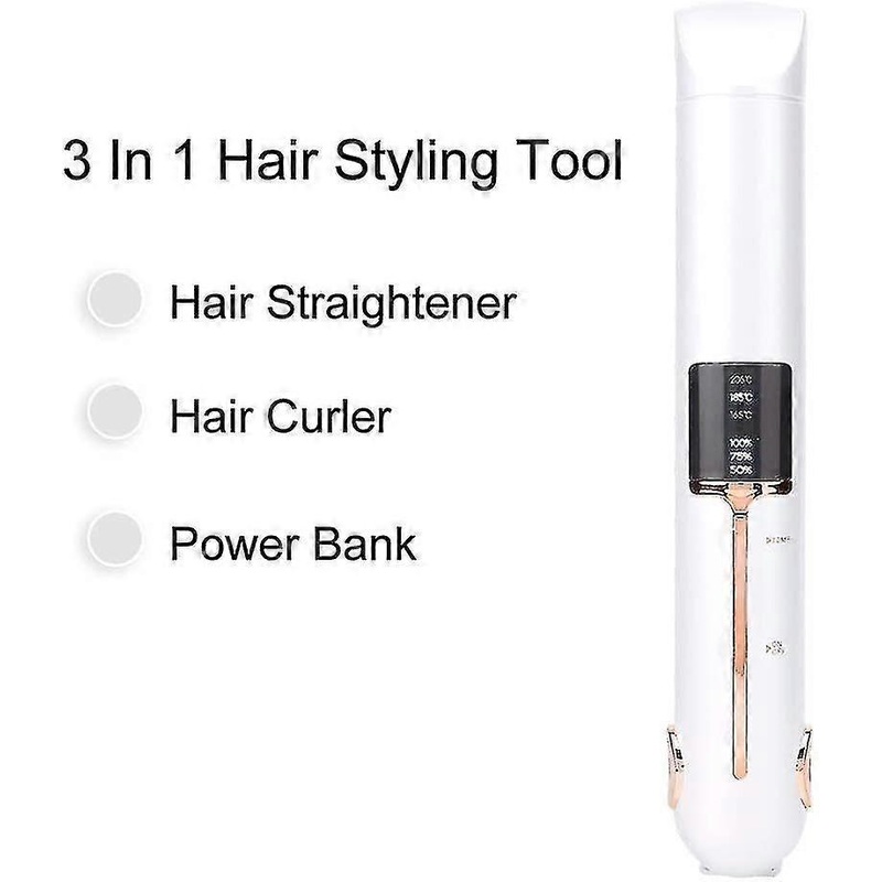 Professional Hair Straightener, Wireless USB Charging Hair Straightener, Three Speed Hair Straighten