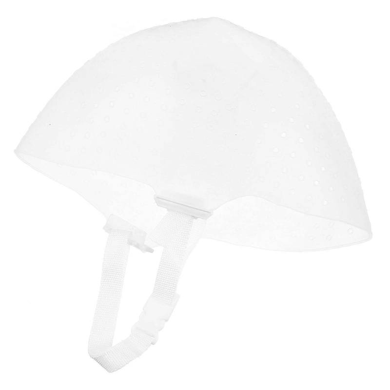 Silicone Hair Highlights Hat with Needle Reusable Hair Coloring Hair Dye Hat Hair Styling Tools