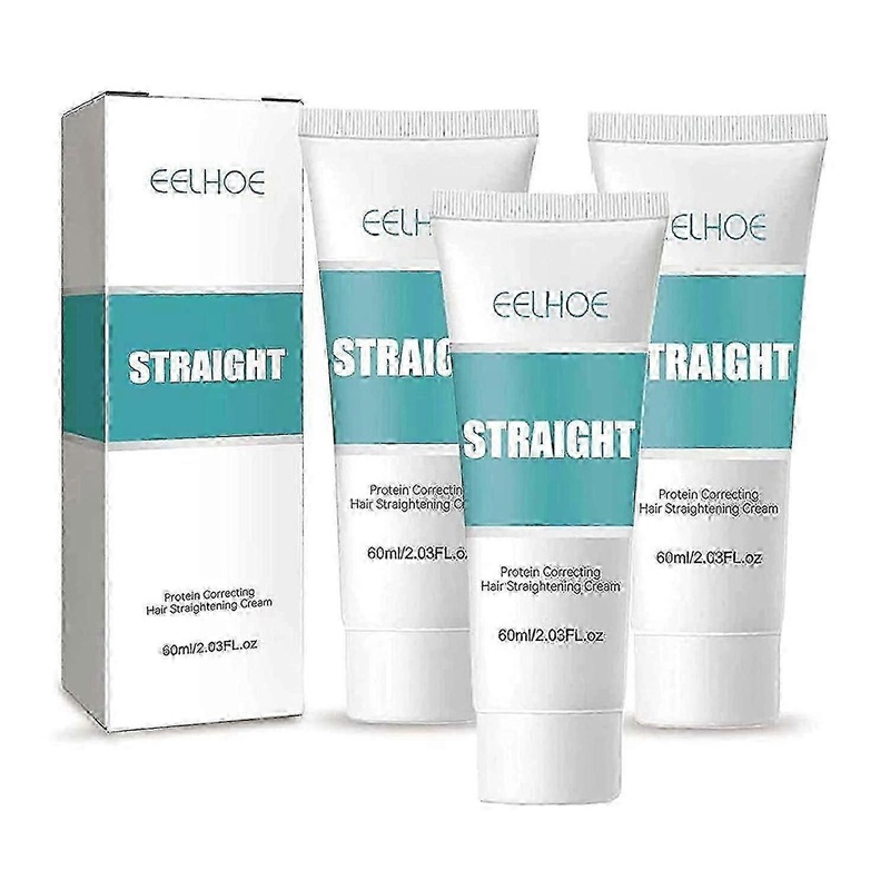 Silk & Gloss Hair Straightening Cream for Smooth, Shiny Hair – Protein Enriched Formula