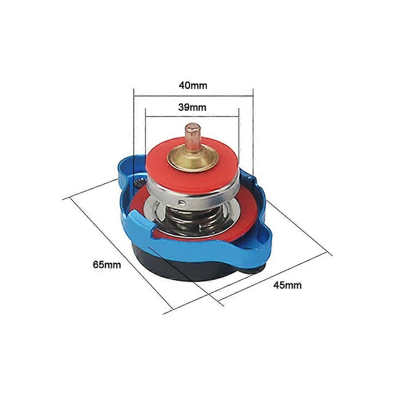 Universal Thermostatic Radiator Cap with Temperature Gauge – Durable Aluminum Design