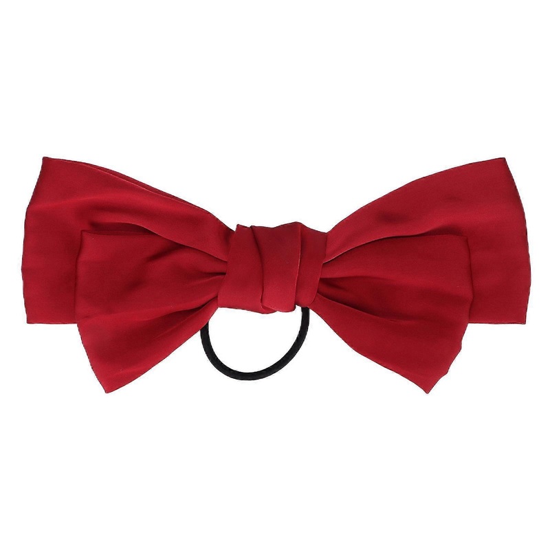 2025 Satin Ribbon Bowknot Hair Band Fashionable Large Bow Hair Rope for Party Birthday