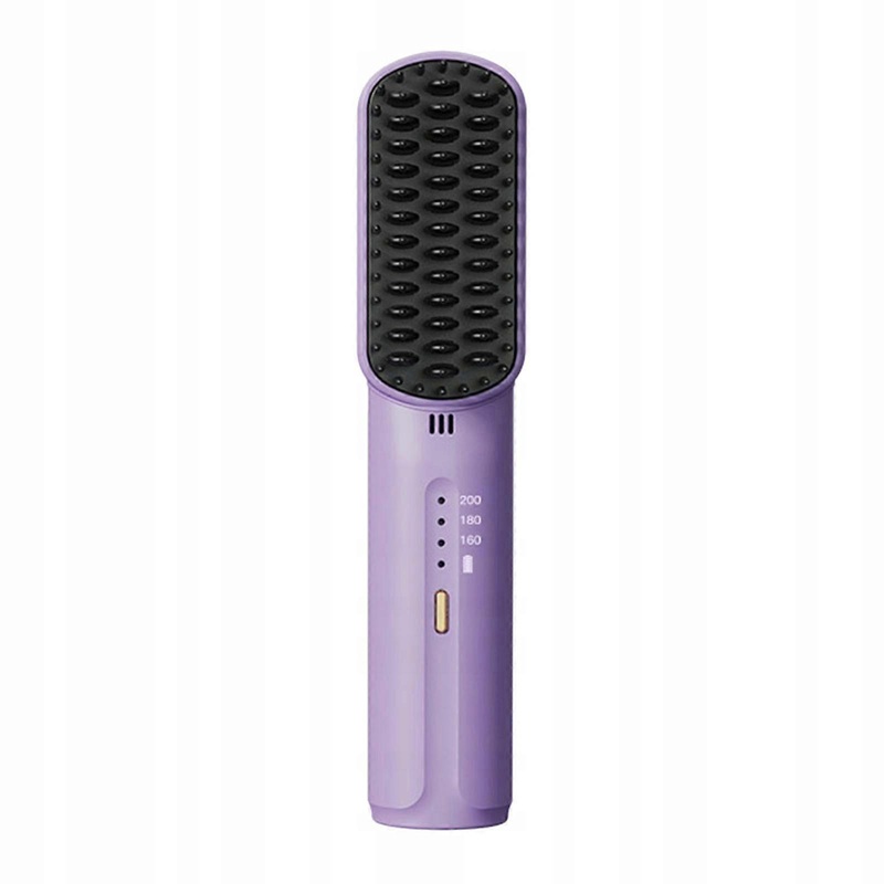 Hair Straightener Multifunctional 3 Adjustable Temp Electric Hot Violet