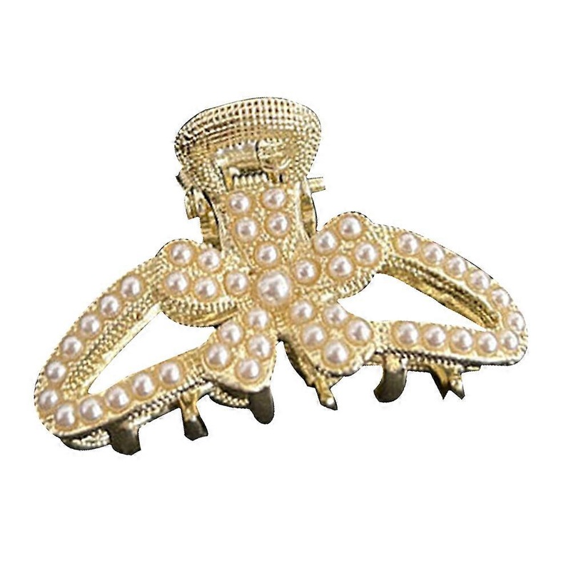 Pearl Hair Barrettes Medium Small Non Slip Clips Hair Accessories for Women Girls