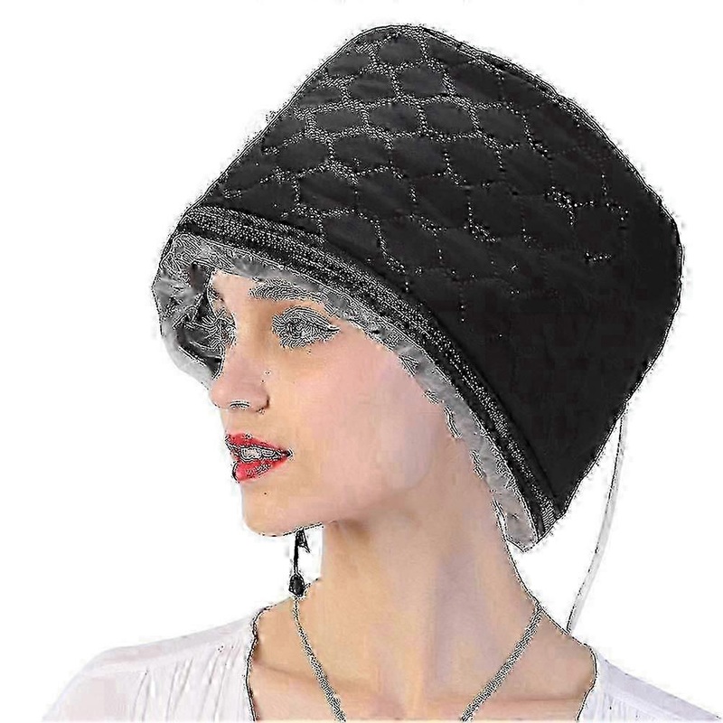 Portable Electric Heat Cap for Deep Conditioning and Natural Hair Steaming, Ideal for Home Spa