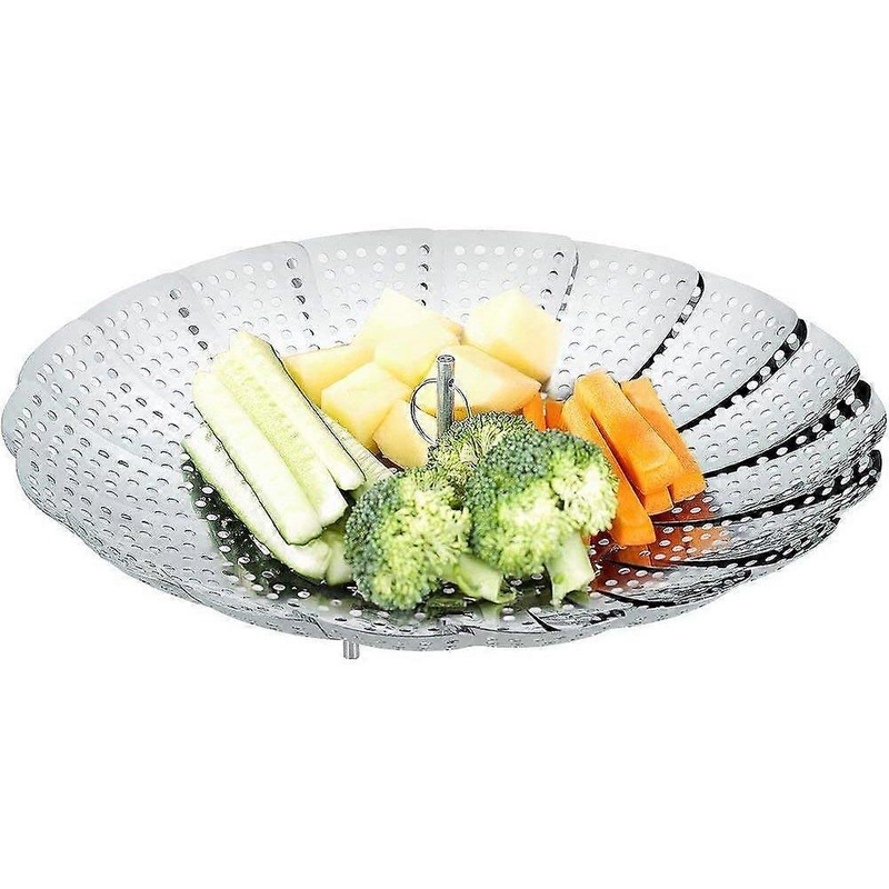 Stainless steel steamer adjustable steamer insert (16cm-26cm)