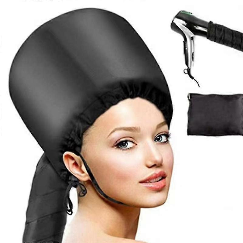 Bonnet Hood Hair Dryer Attachment – Adjustable Extra Large Bonnet Hair Dryer For Hand Held Hair Dryer With Stretchable Grip And Extended Hose Length (