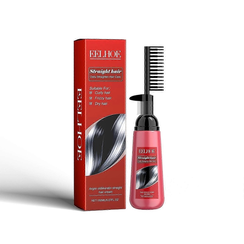 EELHOE Moroccan straightening cream softens hair, gently moisturizes split ends, dry and frizzy hair, hair care