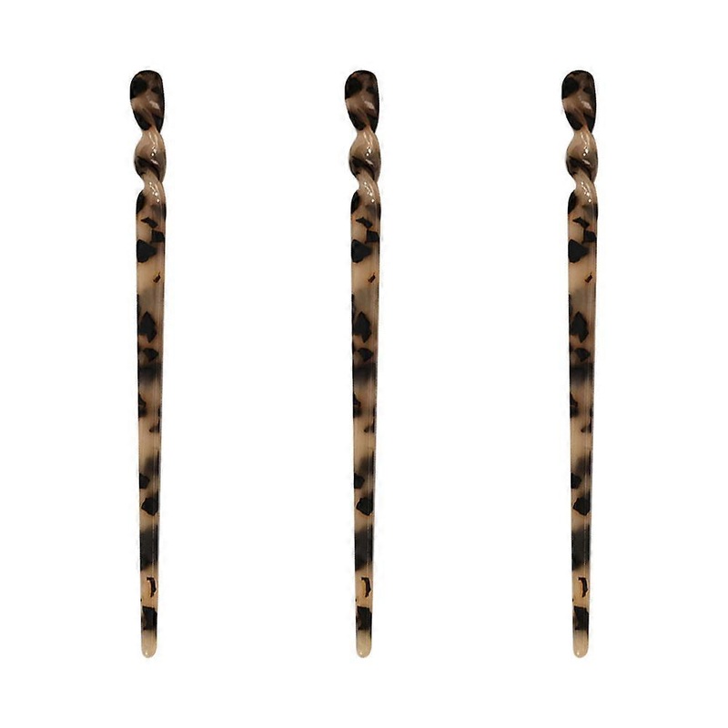 Retro Hairpins Disk, Acetate Hair Sticks, Durable Celluloid Acetate Hair Accessories for Parties Weddings Birthdays Women Girls