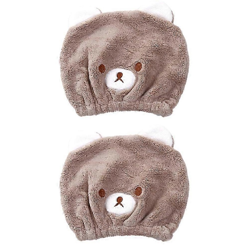 Soft Gentle Microfiber Wrap for Healthy Hair Lightweight Bouncy Hat for Reducing Damage and Hair Care Essentials (2pcs)