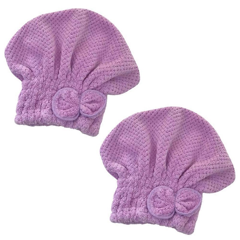 Super Soft Microfiber Hair Towel, Efficient Drying Anti Frizz Fast Dry Hair Turban For Healthy Stronger Hair, Easy Care And Reusable