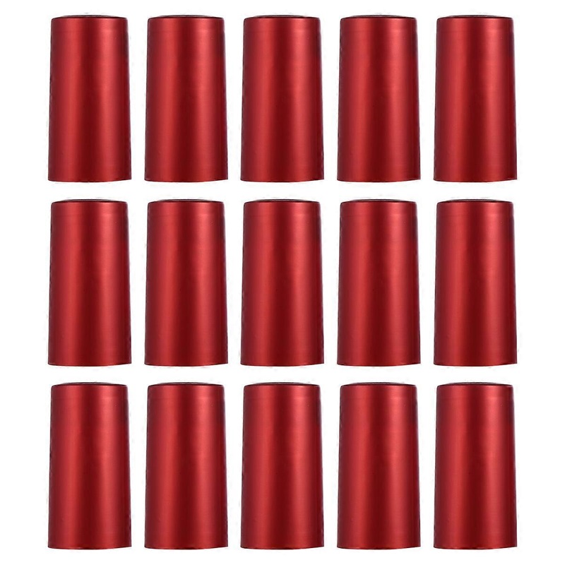 100pcs Wine Bottle Shrink Capsule Heat Shrink Capsules Wine Heat Shrinkable Cap Wine Shrink Film Wrap For Straight Mouth Bottle