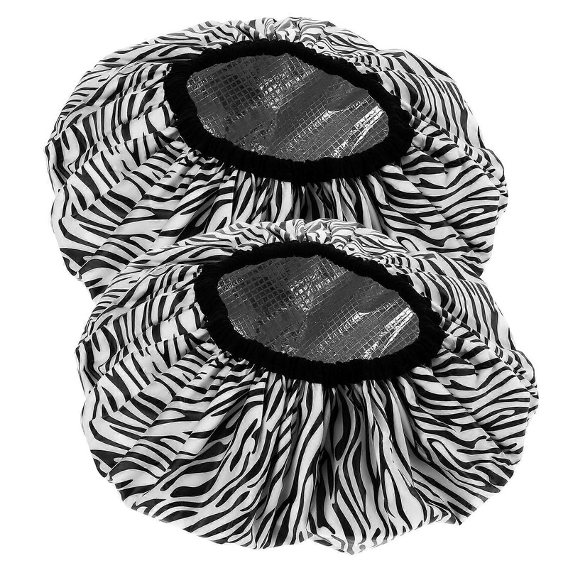2Pcs Tin Foil Hats Conditioning Hair Caps Shower Caps Salon Heat Caps For Hair Treatments