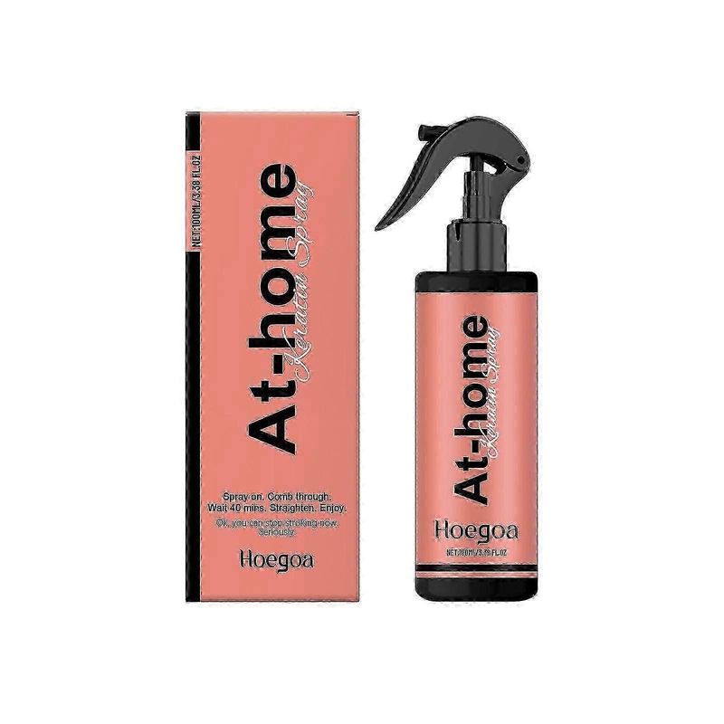 At-Home Keratin Hair Treatment  Deep Nourishment, Eliminates Frizz, Salon Results At Home, Safe for Colored & Treated Hair, 90-Day Lasting Results
