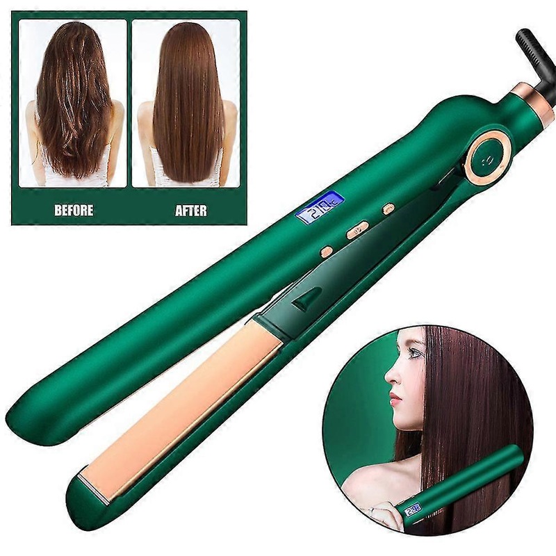 Negative Ion Electric Thermostat Splint Hair Straightener Straightening Plate Clip Anti-scalding Design Multi Modes Adjustable