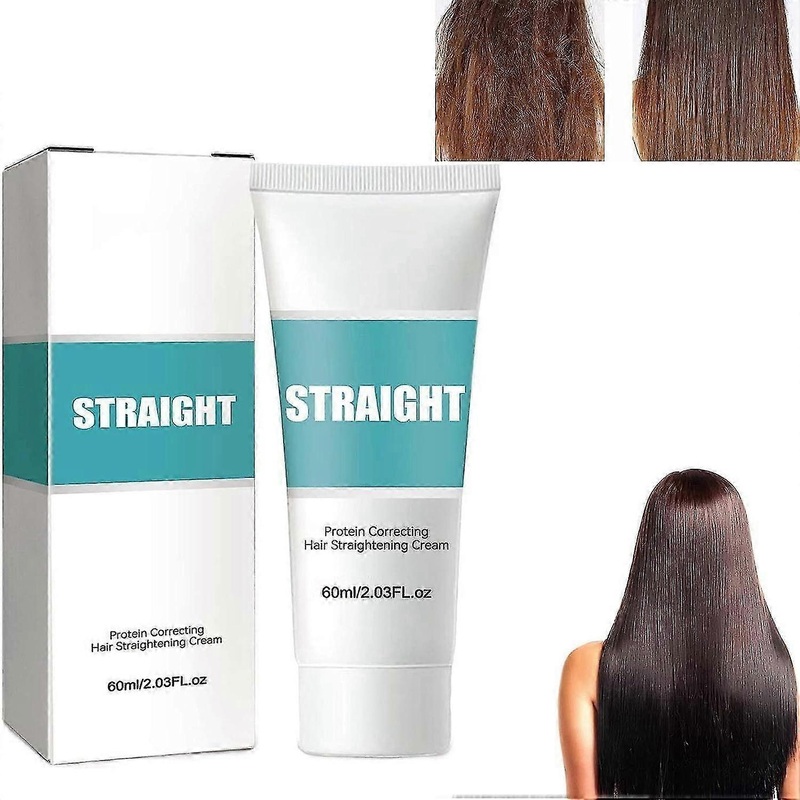 Protein Correcting Hair Straightening Cream, Silk and Gloss Hair Straightening Cream, Nourishing Smoothing Hair Straightener Cream