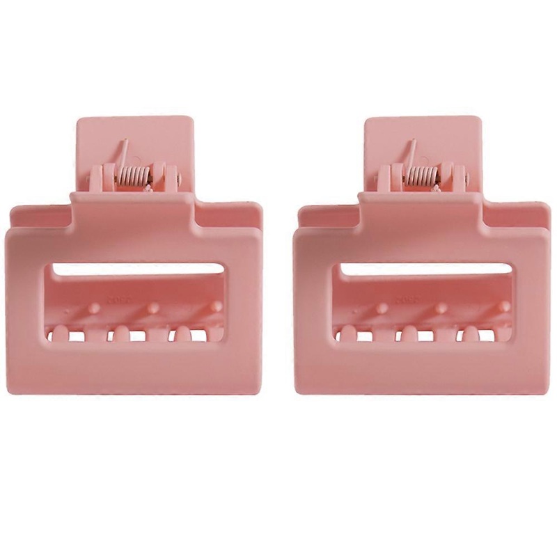 Strong Hold Jaw Clip for Women, Square Claw Clips with Non-slip Matte Finish for Daily Wear, Rectangle Hair Claw for Thin to Medium Thick Hair,